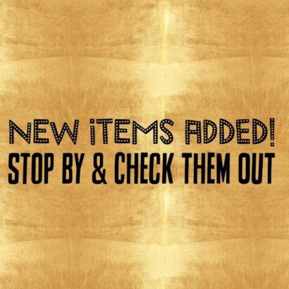 New Items Added Sign
